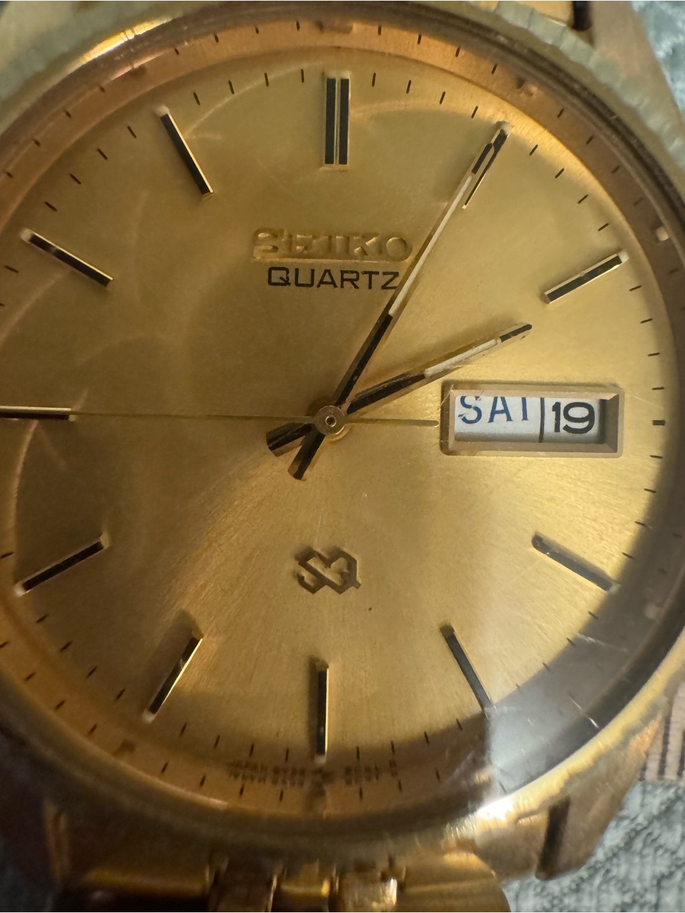 Seiko Gold-Tone Men's Day-Date Presidential Watch - Picture 10 of 14